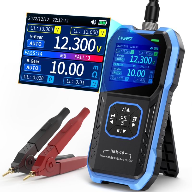 картинка Тестер аккумуляторов FNIRSI HRM-10 от магазина "мир Электроники"