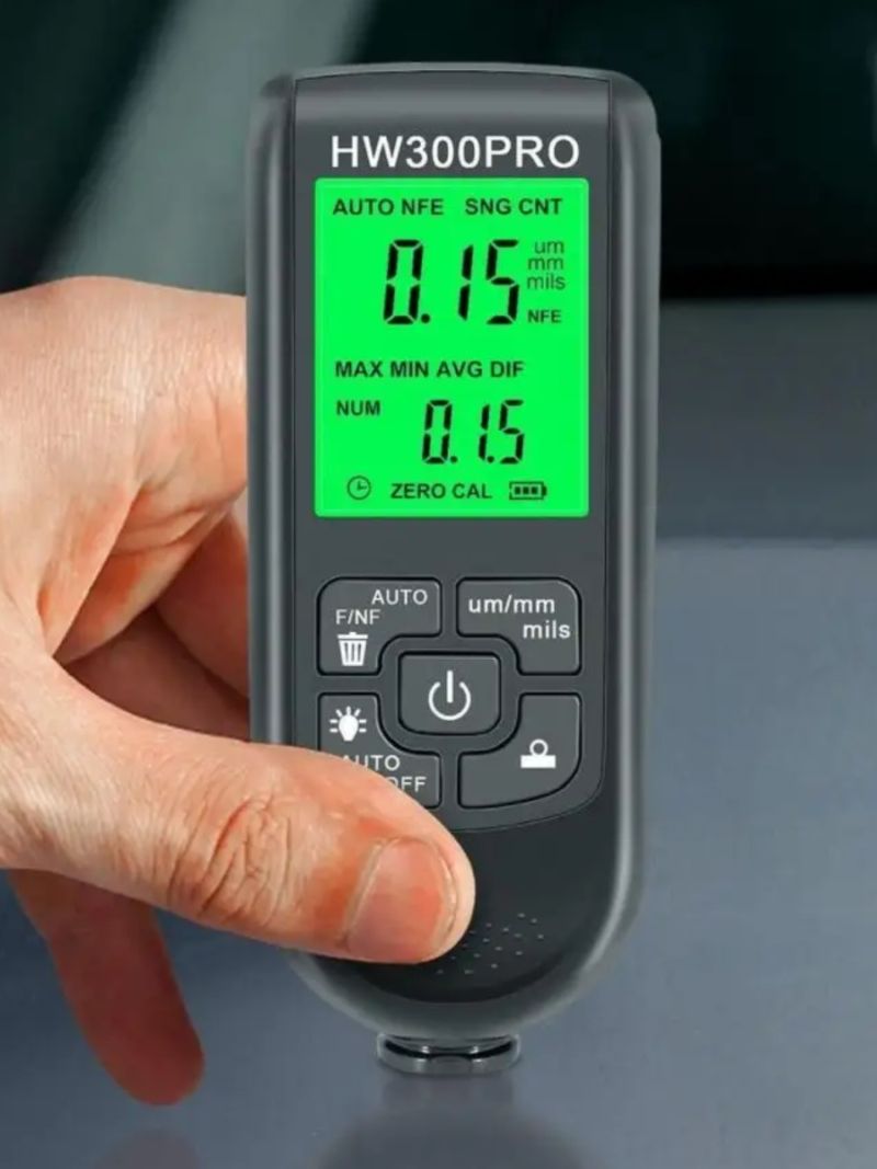 картинка Толщиномер HW300PRO, железо, сталь, алюминий от магазина "мир Электроники"