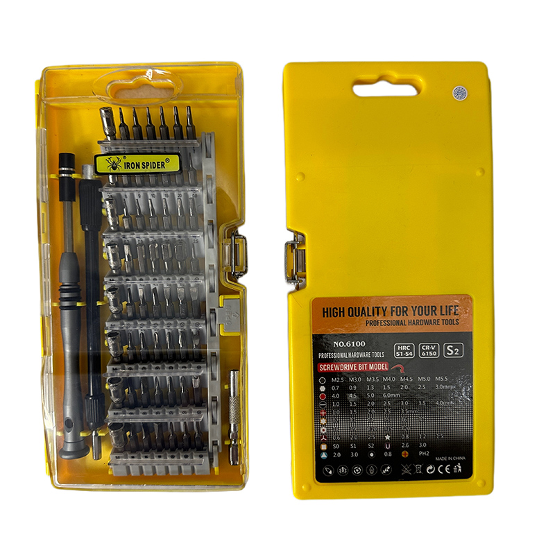 картинка Набор мини отверток проф. NO.6100 54pcs от магазина "мир Электроники"