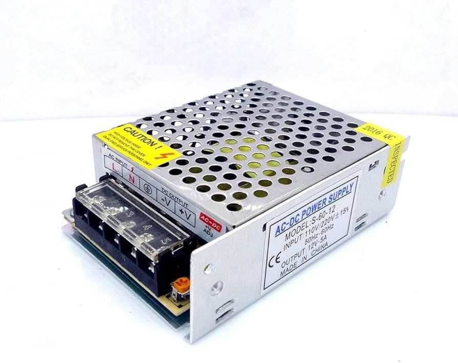 картинка Блок питания VISION KZ-60-12 12 В/5 А, металлический от магазина "мир Электроники"