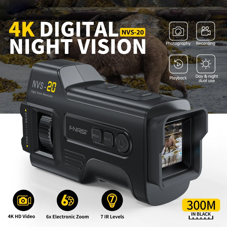 картинка Монокуляр ночного видения FNIRSI NVS-20, 3 от магазина "мир Электроники"