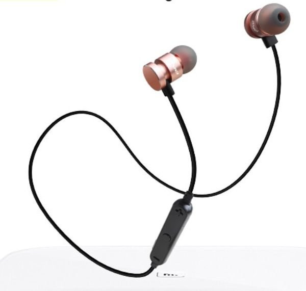 картинка Беспроводные наушники-гарнитура AWEI T11, спортивные черные от магазина "мир Электроники"