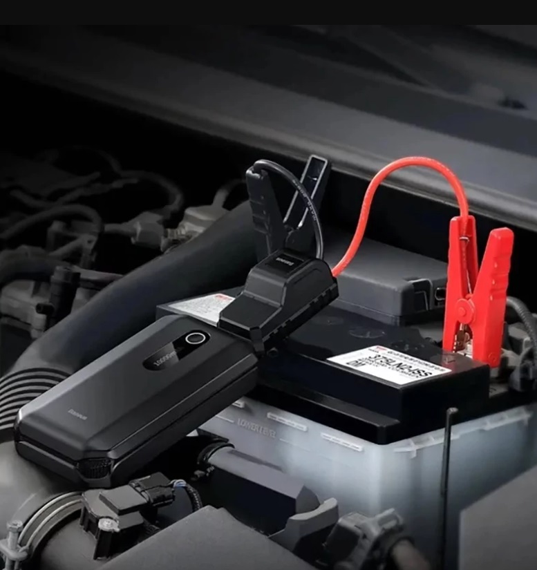 картинка Пусковое устройство JumpStarter Baseus CRJS03 до 1000A, 12000мАч от магазина "мир Электроники"