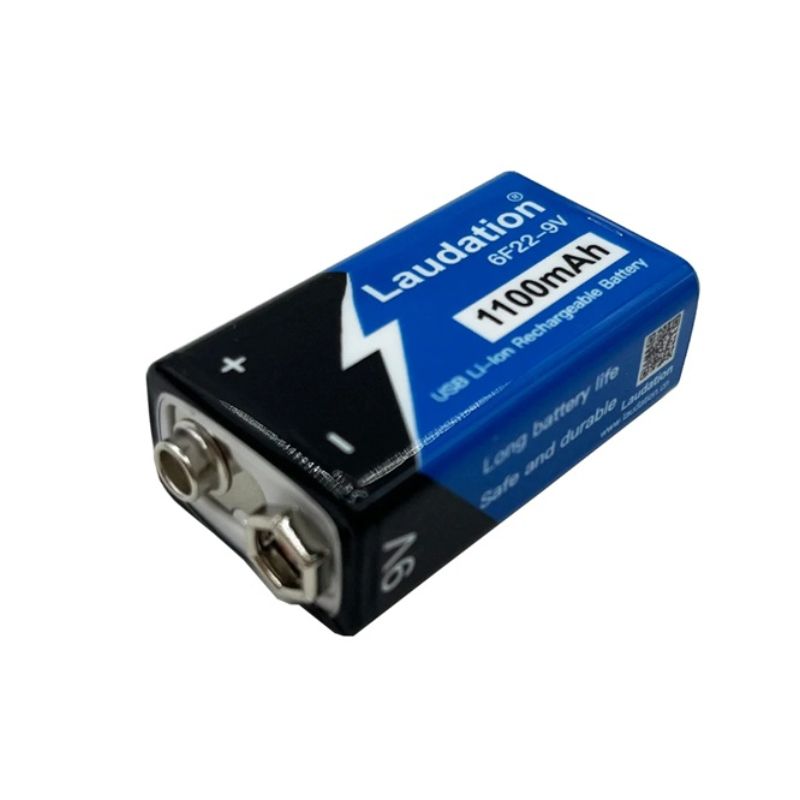 картинка Аккумулятор Laudation 9V USB 1100 мАч li-Ion от магазина "мир Электроники"