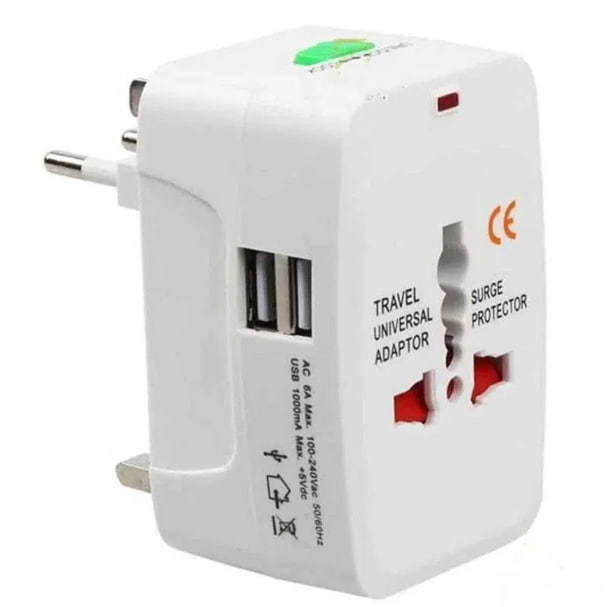 картинка Адаптер сетевой переходник Y07, 220B на все виды розеток от магазина "мир Электроники"