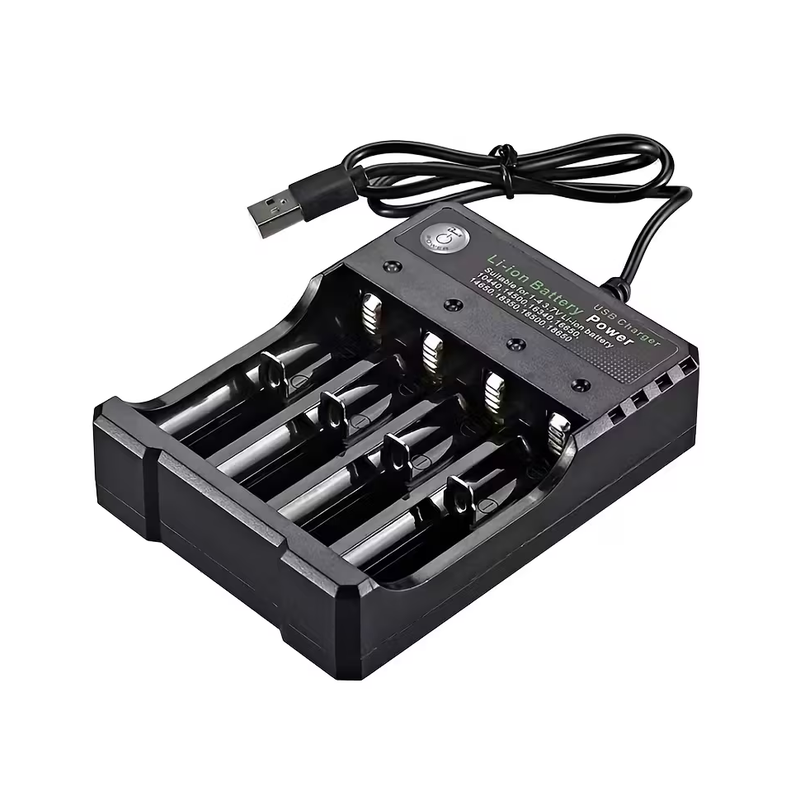 картинка Зарядное устройство BMAX BN-042100-04U, Li-Ion 4 слота, USB от магазина "мир Электроники"