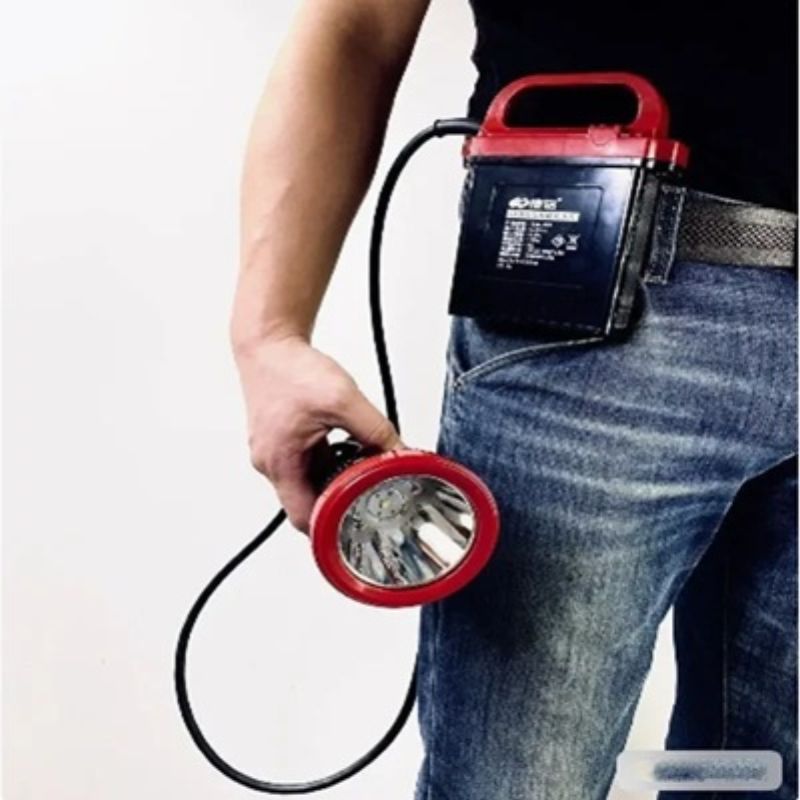 картинка Фонарь шахтерский туристический KM-205, 5 Вт, 10000 мАч, до 20 ч от магазина "мир Электроники"