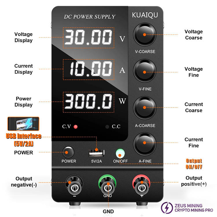 картинка Блок питания KUAIQU SPS-C3010 от магазина "мир Электроники"