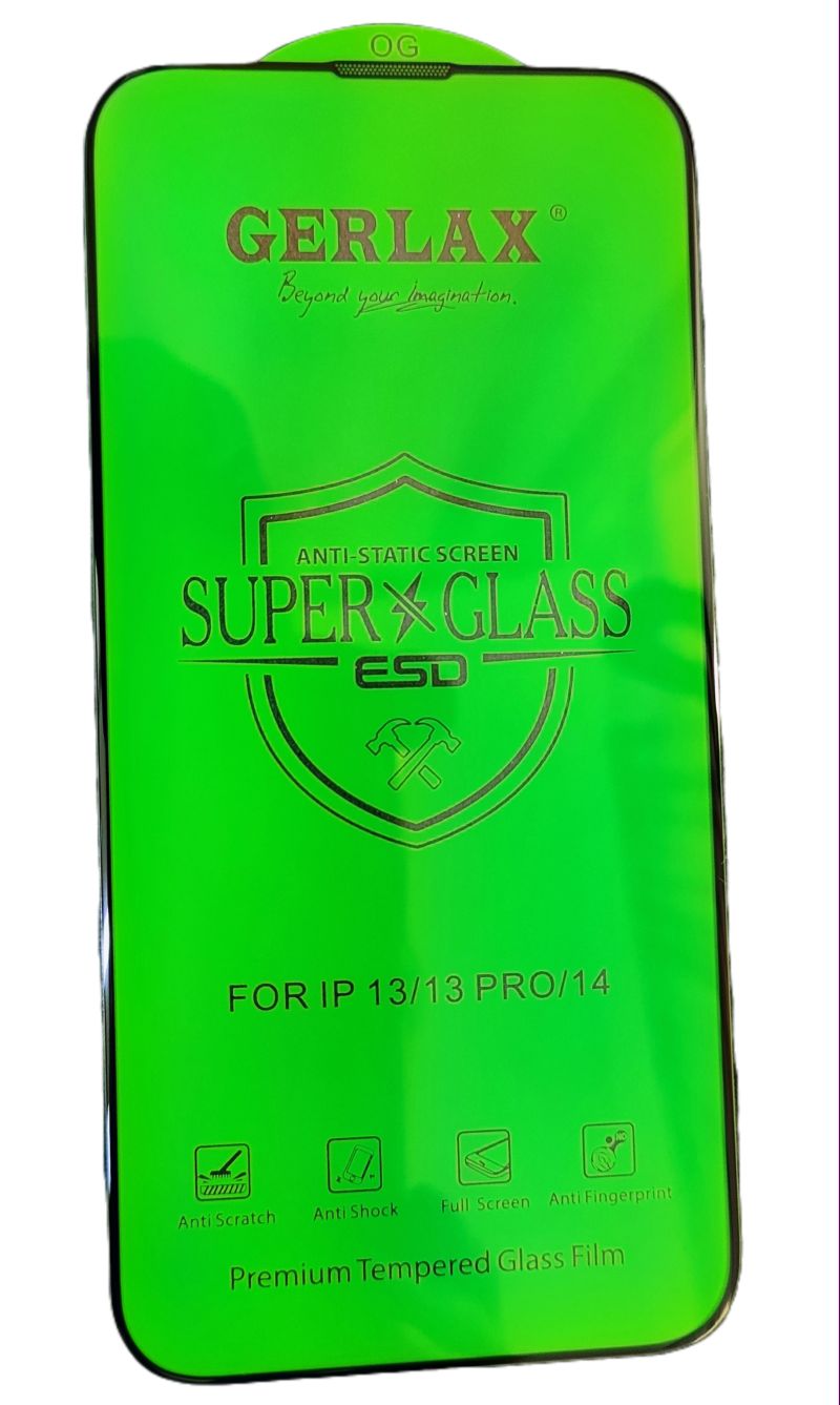 картинка Стекло IP 13/13PRO/14 GERLAX Full Cover Tempered для экрана телефона от магазина "мир Электроники"