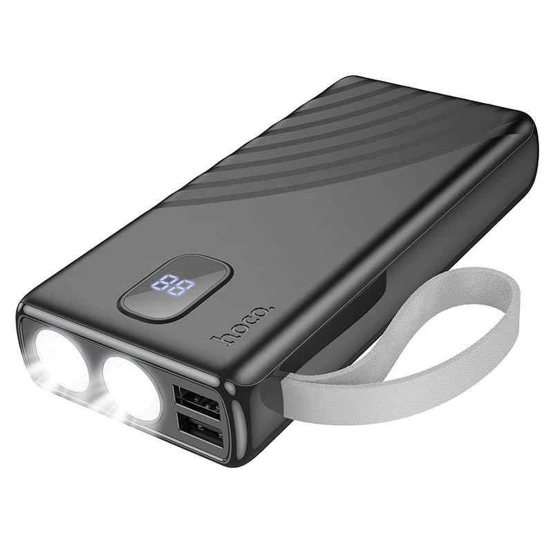 картинка POWER BANK HOCO J129A 20000 мАч, LED, 22.5 Вт, USB-C, 2USB, фонарик от магазина "мир Электроники"