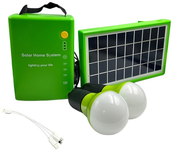 картинка Автономное освещение XT03 для кемпинга, LED 3 Вт + 2 лампы, аккумулятор 5 Ач от магазина "мир Электроники"