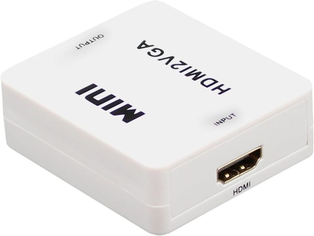 картинка Конвертор HDMI2VGA mini 10080P, HDMI на VGA от магазина "мир Электроники"