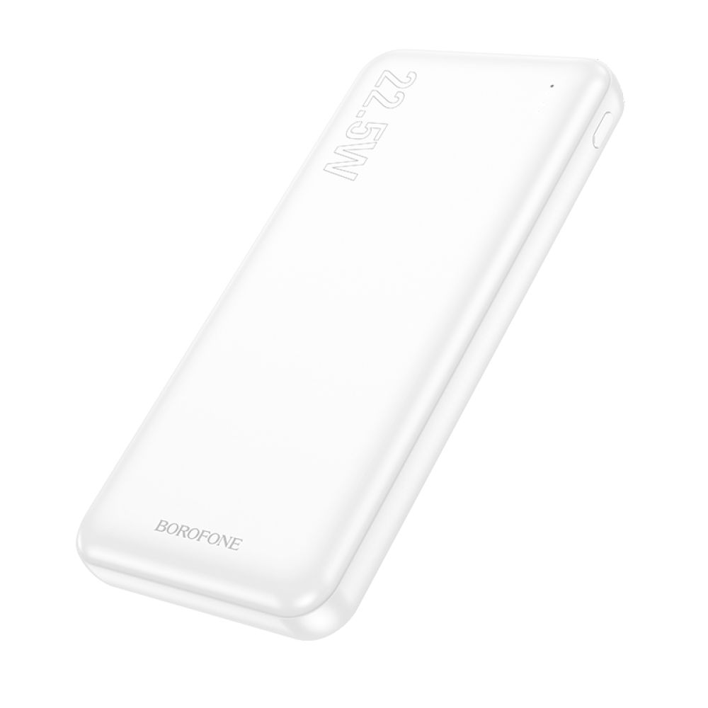 картинка POWER BANK BOROFONE BJ38, 10000 мАч, 22.5 Вт+PD 20 Вт, QC 3.0, USB-C, 2 USB от магазина "мир Электроники"