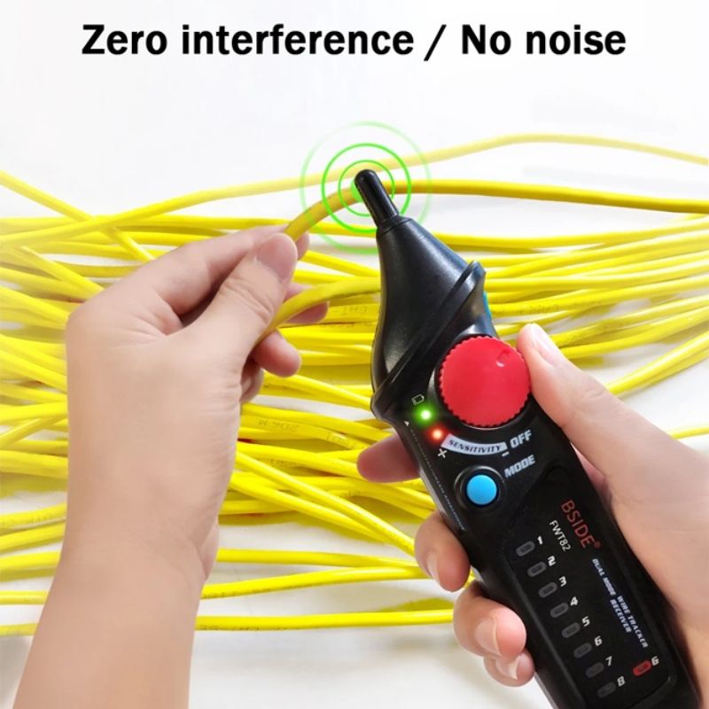 картинка Сетевой профессиональный тестер BSIDE FWT82, RJ45, RJ11, LAN + батарейки от магазина "мир Электроники"