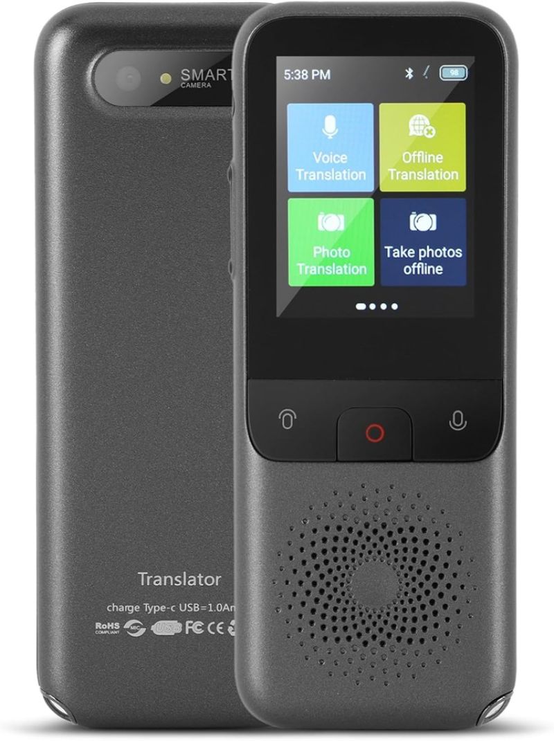 картинка Переводчик AI T11, WIFI Android 7, 2/8 ГБ, 138/14 языков, 1500 мАч от магазина "мир Электроники"