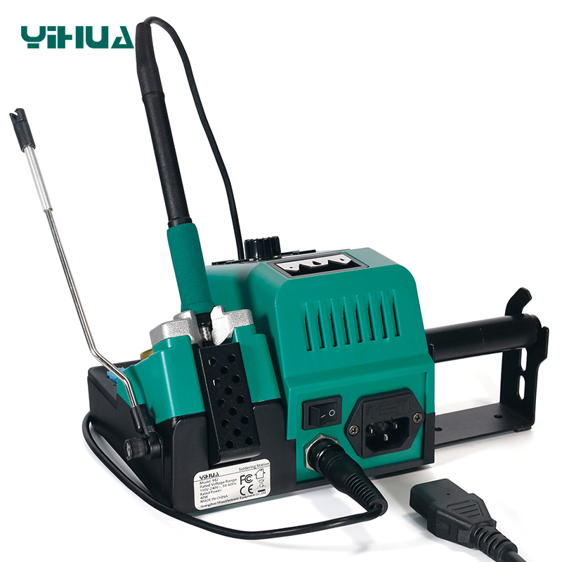 картинка Паяльная станция YIHUA 982 C210 нагрев 3 с, до 40 Вт, жала 3 шт от магазина "мир Электроники"