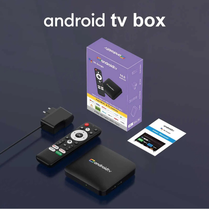 картинка TV Box H96 Max, 2/16 ГБ, Android 14, S905L3 от магазина "мир Электроники"