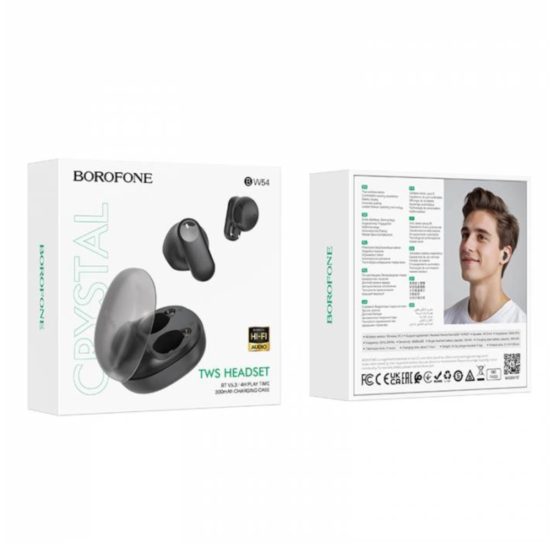 картинка Наушники беспроводные HOCO EW65 TWS Headset, BT 5.3, 30+500 мАч, 4 ч от магазина "мир Электроники"