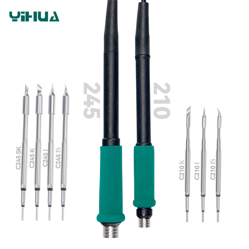 картинка Паяльная станция YIHUA 982, по 3 жала C210 и C245, нагрев 3 с от магазина "мир Электроники"
