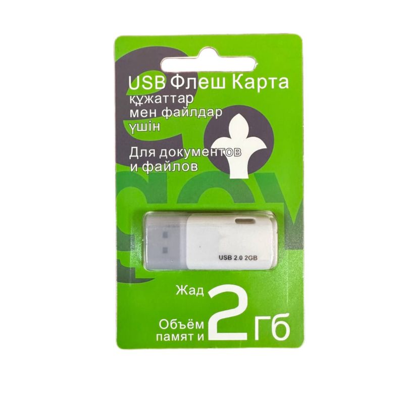 картинка USB флеш-накопитель 2 ГБ для документов от магазина "мир Электроники"