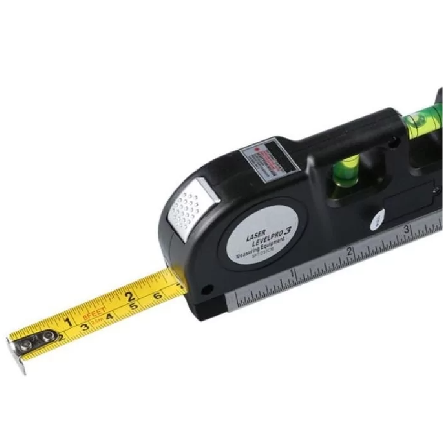 картинка Лазерная линейка 19 см с рулеткой 2,5 м от магазина "мир Электроники"