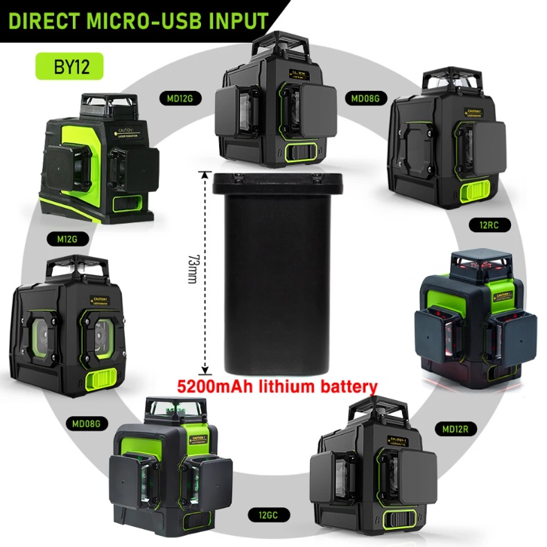 картинка Аккумулятор на 5200 мАч для лазерных уровней Clubiona от магазина "мир Электроники"