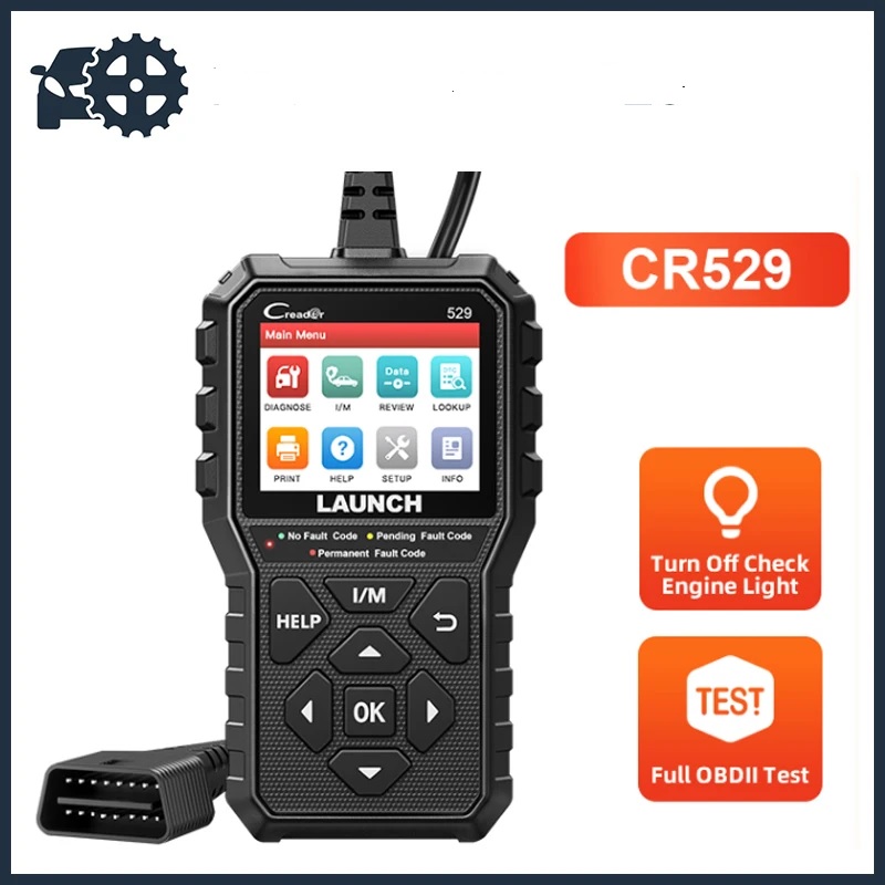 картинка Диагностический сканер LAUNCH OBD2 Creader 529 CR529 для считывания и удаления ошибок от магазина "мир Электроники"