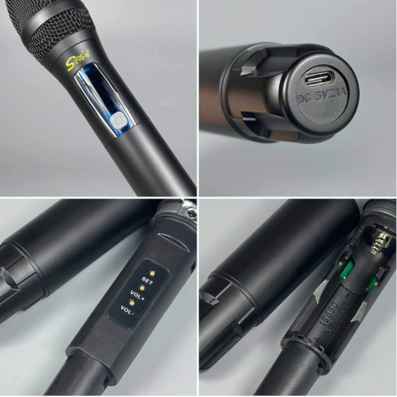 картинка Микрофон беспроводной Simg-e ZQS-1M501, 60 Мгц до 50 м от магазина "мир Электроники"