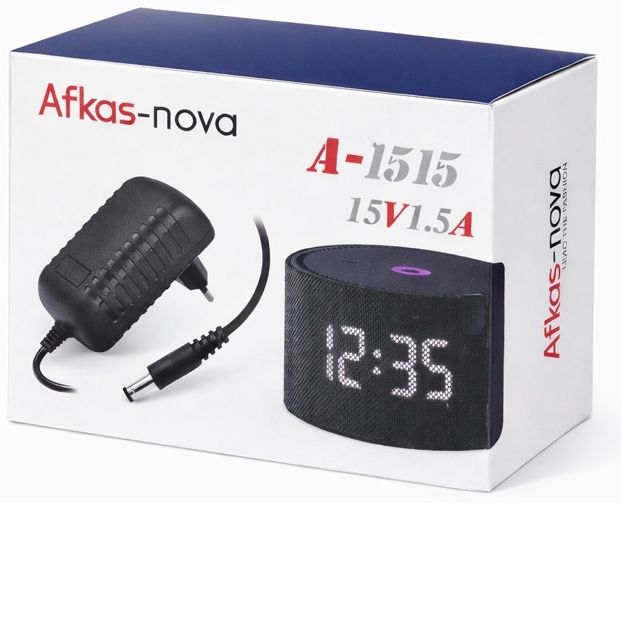 картинка Блок питания Afkas-nova A-1515, 15В/1.5А для колонки Алиса от магазина "мир Электроники"