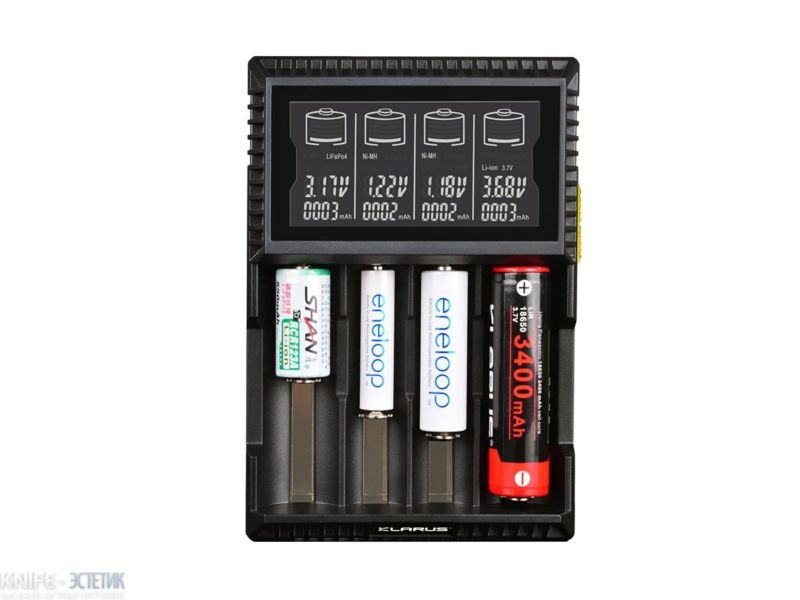 картинка Универсальное зарядное устройство Klarus CH4S (Код: ) от магазина "мир Электроники"