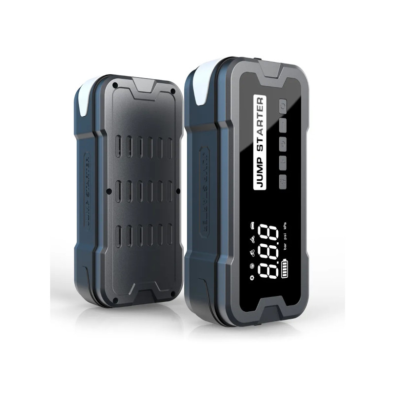 картинка Jump Starter 4000A+компрессор (бензин до 8л, дизель до 6л) от магазина "мир Электроники"