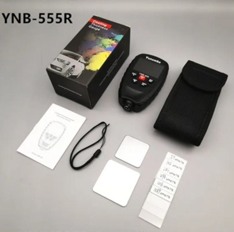 картинка Толщиномер профессиональный Yunombo YNB-555 (YNB-555R) аллюминий, сталь, оцинковка, русифицировавнный от магазина "мир Электроники"